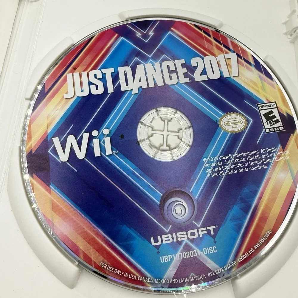 Just Dance 2017 Nintendo Wii Game‎ Ubisoft Tested